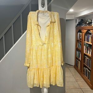 Yellow Mini Sun Dress